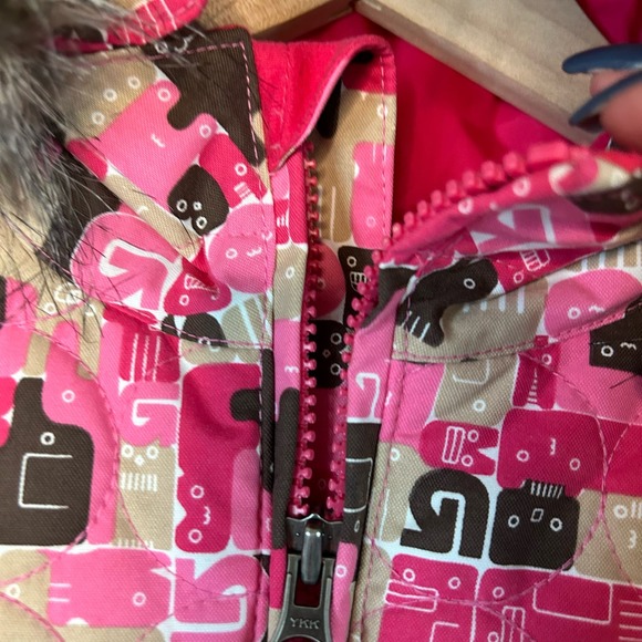 Burton Dry Ride Sugar & Spice Full Zip Hooded Ski Jacket | size 6 - Picture 11 of 11